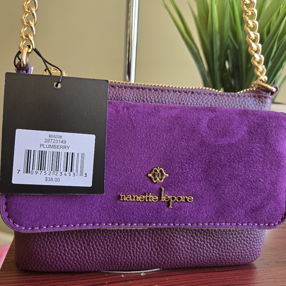 Nanette Lepore Crossbody Meadow Plumberry - Picture 3 of 10